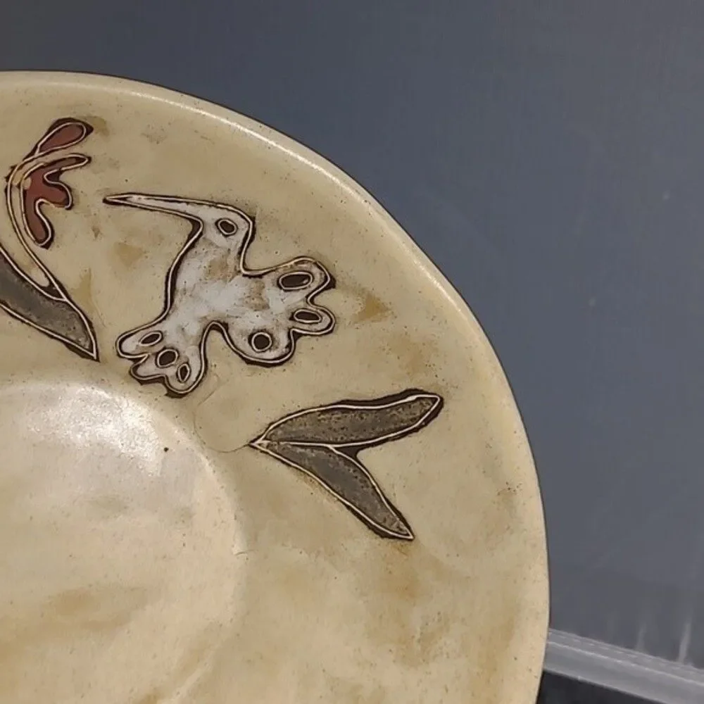 DESIGNED BY MARA DESERT HUMMINGBIRD HANDCRAFTED BOWL
